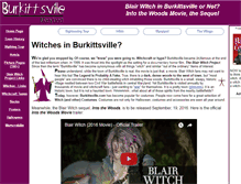 Tablet Screenshot of burkittsville.com